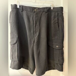 Tommy Bahama black silk  Cargo Shorts